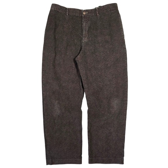 Eddie Bauer Other - Eddie Bauer Mens Brown Corduroy Pants 34x30 Straight Cotton Vintage 90s Eclectic